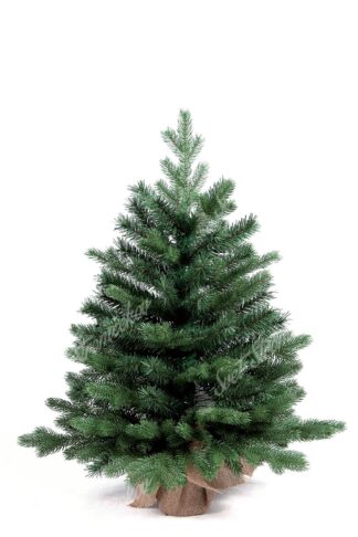 Krásny malý stromček, ktorý sa rozpína na spodku do šírky. Obsahuje veľký počet 3D vetvičiek a tak je vyzerá ako živy malý stromček z lesa. Stromček stojií na umelom podstavci zabalenom vo vrecovine .