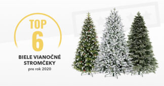 Biele vianočné stromčeky - TOP6 pre rok 2020