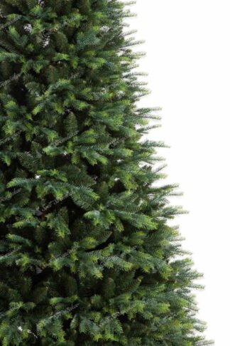 Detail stromčeka Umelý vianočný stromček 3D Smrek Robustný, mohutný stromček s hustým zeleným ihličím