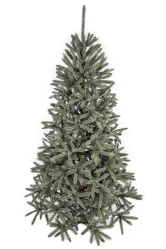 Umelý vianočný stromček Smrek Strieborný. Tyrkysovo strieborný vianočný stromček.