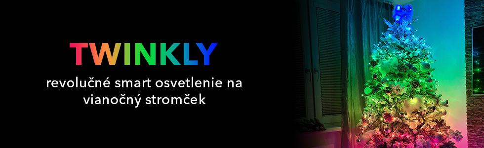 Banner Twinkly vianočné osvetlenie