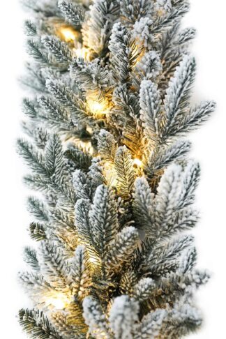 Vianočná girlanda 3D Smrek Kráľovský s osvetlením
