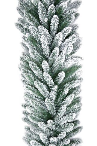 Vianočná girlanda zasnežená