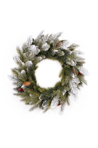 Vianočný veniec 3D Jedľa Zasnežená