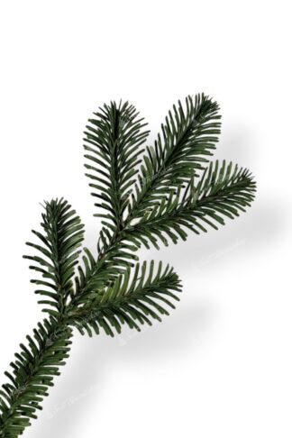 Detail vetvičky Umelý vianočný stromček FULL 3D Jedľa Pôvabná, má tmavozelené ihličie