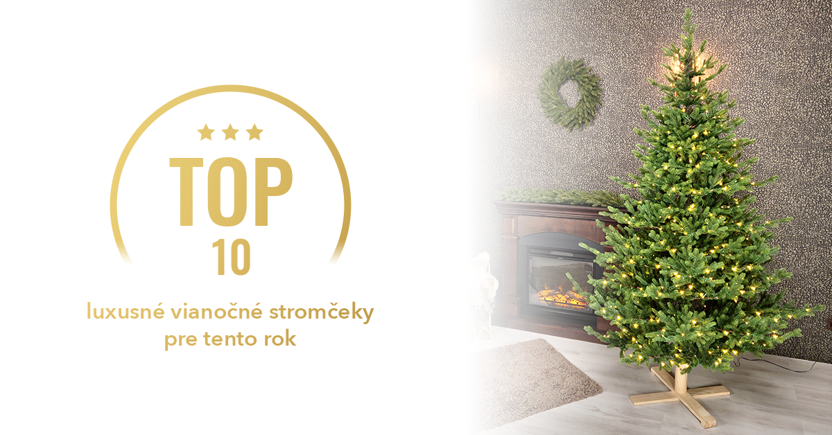 TOP 10 luxusné stromčeky SK