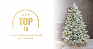 TOP 10 moderné stromčeky SK