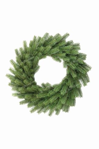 Vianočný veniec 100% 3D Smrek Exkluzívny 50cm. Má svetlozelené vetvičky