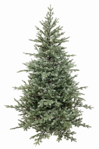 Umelý vianočný stromček FULL 3D Smrek Pichľavý má dlhšie a kratšie vetvičky a realistické 3D ihličie tmavozelenej farby.