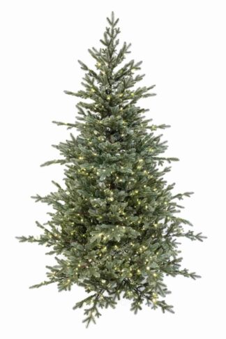 Umelý vianočný stromček FULL 3D Smrek Pichľavý LED má zelené ihličie