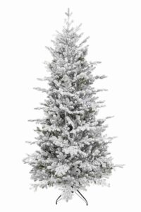 Umelý vianočný stromček FULL 3D Smrek Švajčiarsky Zasnežený má husto zasnežené vetvičky