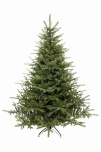 Umelý vianočný stromček 3D Smrek Islandský má dlhšie vytŕčajúce vetvičky, vďaka ktorým má košatý tvar a pôsobí ako živý.