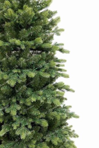 Detail umelého vianočného stromčeka 3D Smrek Taliansky Úzky. Konce vetvičiek sú bledozelenej farby.